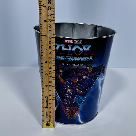 Thor: Love and Thunder Movie Theatre Exclusive Metal Popcorn Bucket - Picture 3 of 6